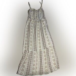 pink rose {2pc} top w/maxi skirt! pink and cream pattern! super cute :)